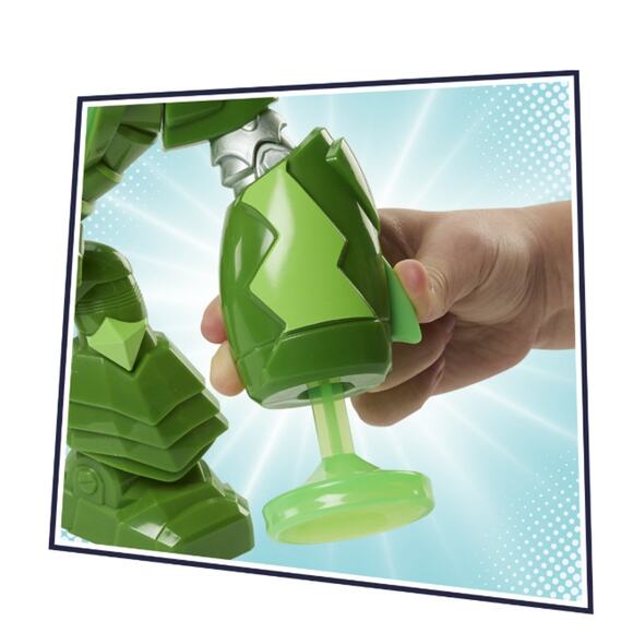PJ Masks Robo-Gekko Hero ID Toy | Lights, Sounds & Action Arms with Figure NWT - Picture 4 of 5